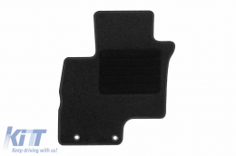 Textilfußmatten von Rigum geeignet für Mitsubishi Eclipse Cross Phev nach 2021, Set mit 4 Stück, schwarz-image-6247290