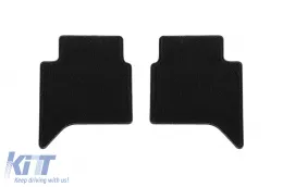Textilfußmatten von Rigum geeignet für Volkswagen Amarok, Ford Ranger nach 2023, Set mit 4 Stück, schwarz-image-6247688