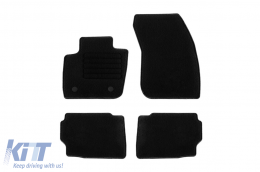 image-77-Textilteppiche von Rigum geeignet für Ford Mondeo nach 2014, Set mit 4 Stück, schwarz