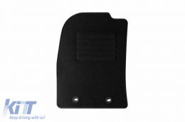 Textilteppiche von Rigum geeignet für Ford Fiesta 2002-2008, Set aus 4 Stück, schwarz-image-6245180