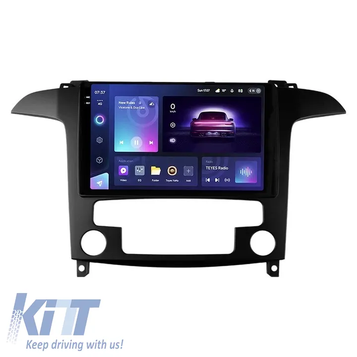 Teyes CC3 2K 360 Car Navigation suitable for Ford S-MAX 2006-2015 6+128GB 9.5 QLED Octa-core 2Ghz, Android 4G Bluetooth 5.1 DSP