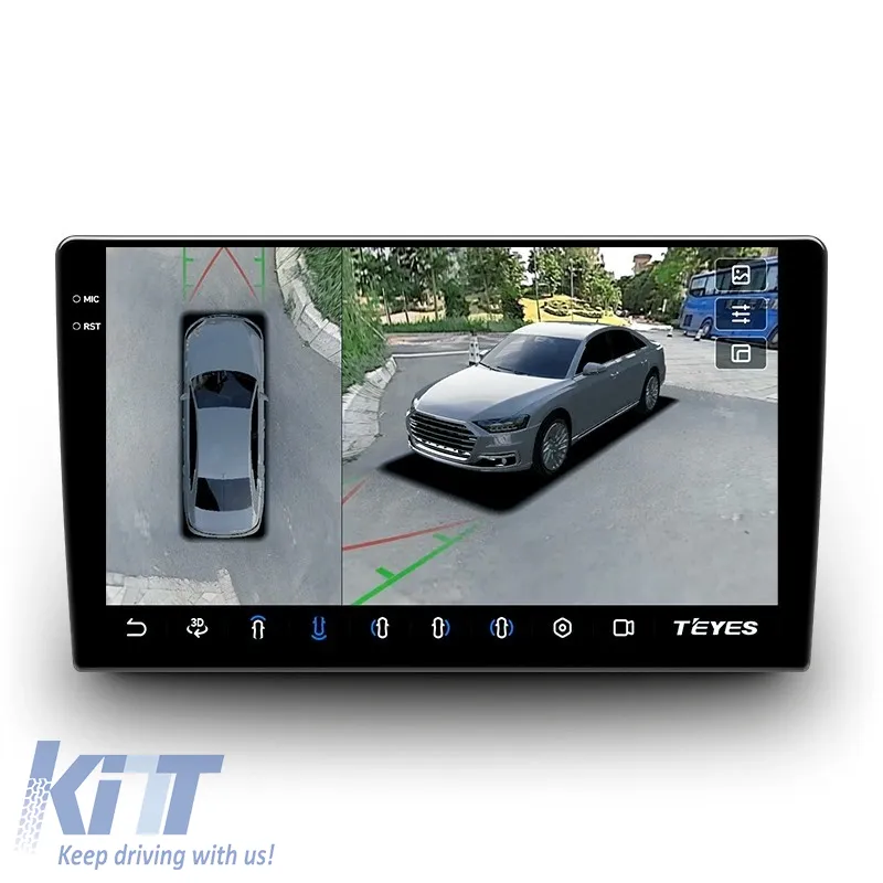 Teyes CC3 2K 360 Car Navigation suitable for Ford Mustang 5 2005-2014 6+128GB 10.36 QLED Octa-core 2Ghz, Android 4G Bluetooth 5.1 DSP