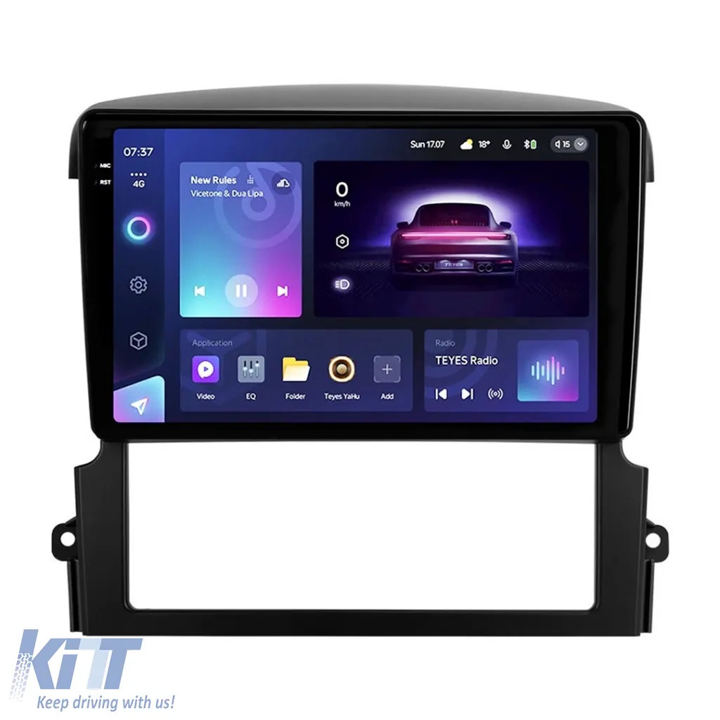 Teyes CC3 2K 360 Car Navigation suitable for Kia Sorento 2002-2010 6+128GB 9.5 QLED Octa-core 2Ghz, Android 4G Bluetooth 5.1 DSP