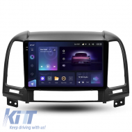 Teyes CC3 2K 360 Car Navigation suitable for Hyundai Santa Fe 2 2007-2012 6+128GB 9.5 QLED Octa-core 2Ghz Android 4G Bluetooth 5.1 DSP