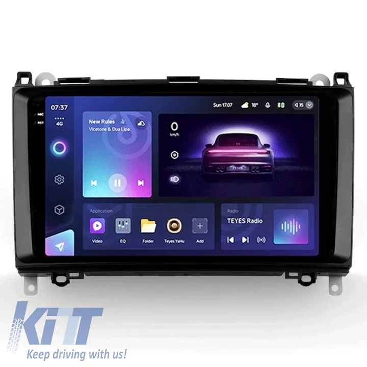 Teyes CC3 2K 360 Car Navigation suitable for Mercedes-Benz Vito 2 2003-2015 6+128GB 9.5 QLED Octa-core 2Ghz, Android 4G Bluetooth 5.1 DSP