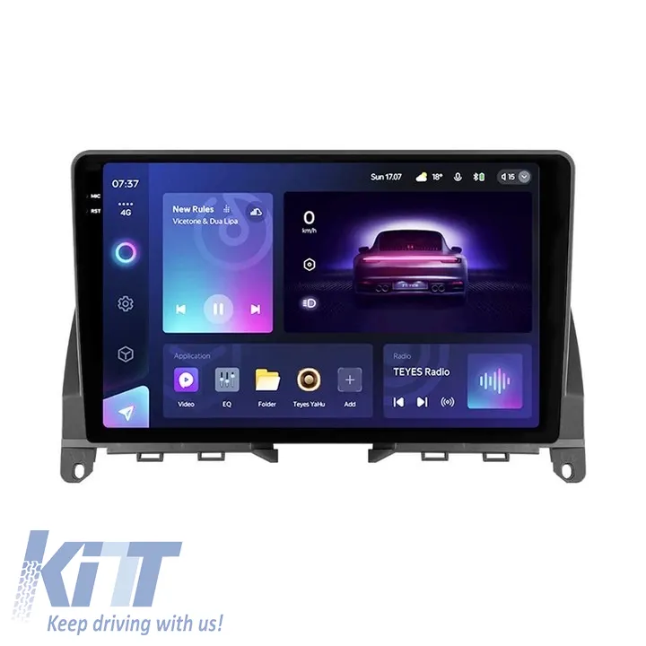 Teyes CC3 2K 360 Car Navigation suitable for Mercedes-Benz C Class W204 2008-2011 6+128GB 9.5 QLED Octa-core 2Ghz Android 4G Bluetooth 5.1 DSP