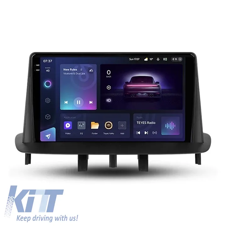 Teyes CC3 2K 360 Car Navigation suitable for Renault Fluence 2008-2014 6+128GB 9.5 QLED Octa-core 2Ghz, Android 4G Bluetooth 5.1 DSP
