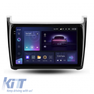 Teyes CC3 2K 360 Car Navigation suitable for Volkswagen Polo 5 2008-2020 6+128GB 9.5 QLED Octa-core 2Ghz, Android 4G Bluetooth 5.1 DSP