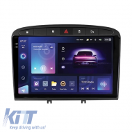 Teyes CC3 2K 360 Car Navigation suitable for Peugeot 308 2007-2015 6+128GB 9.5 QLED Octa-core 2GHz, Android 4G Bluetooth 5.1 DSP