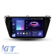 Teyes CC3 2K 360 Car Navigation suitable for Volkswagen Tiguan 2 2016-2023 6+128GB 10.36 QLED Octa-core 2Ghz Android 4G Bluetooth 5.1 DSP