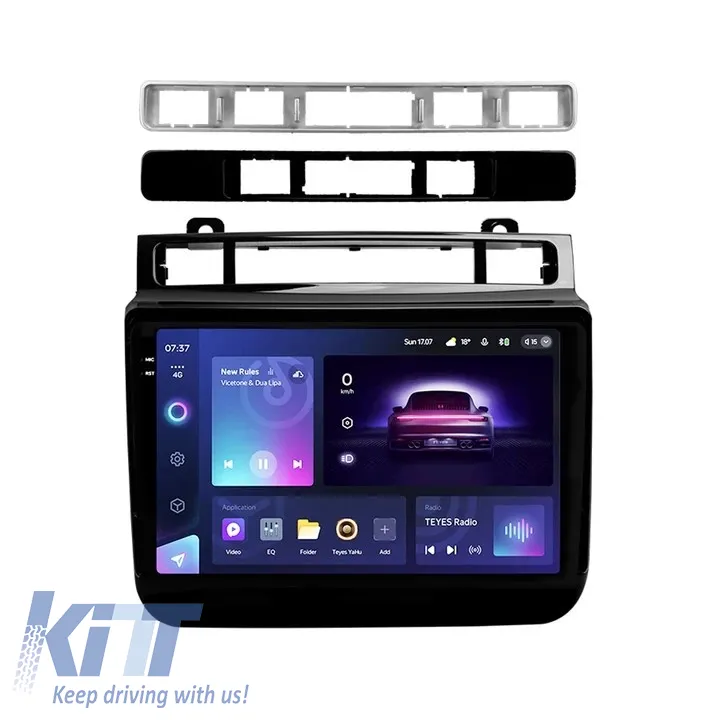 Teyes CC3 2K 360 Car Navigation suitable for Volkswagen Touareg 2 2010-2018 6+128GB 9.5 QLED Octa-core 2Ghz, Android 4G Bluetooth 5.1 DSP