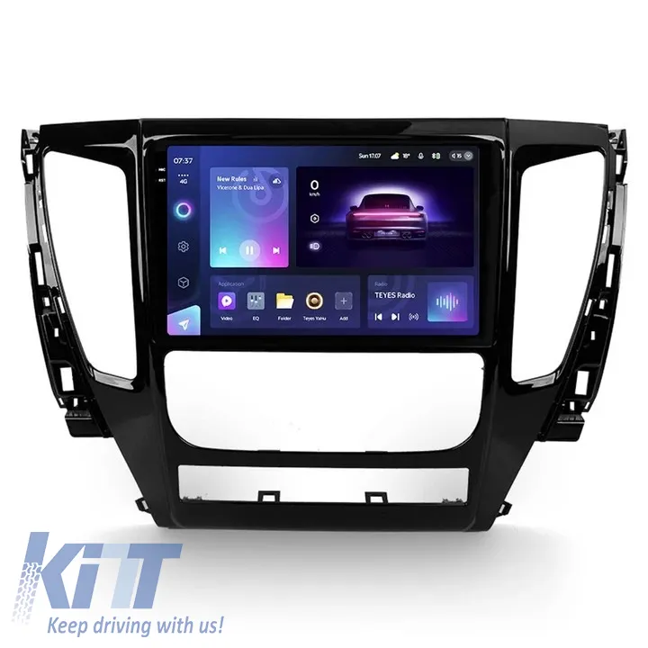 Teyes CC3 2K 360 Car Navigation suitable for Mitsubishi Pajero Sport 3 2016-2018 6+128GB 9.5 QLED Octa-core 2Ghz, Android 4G Bluetooth 5.1 DSP