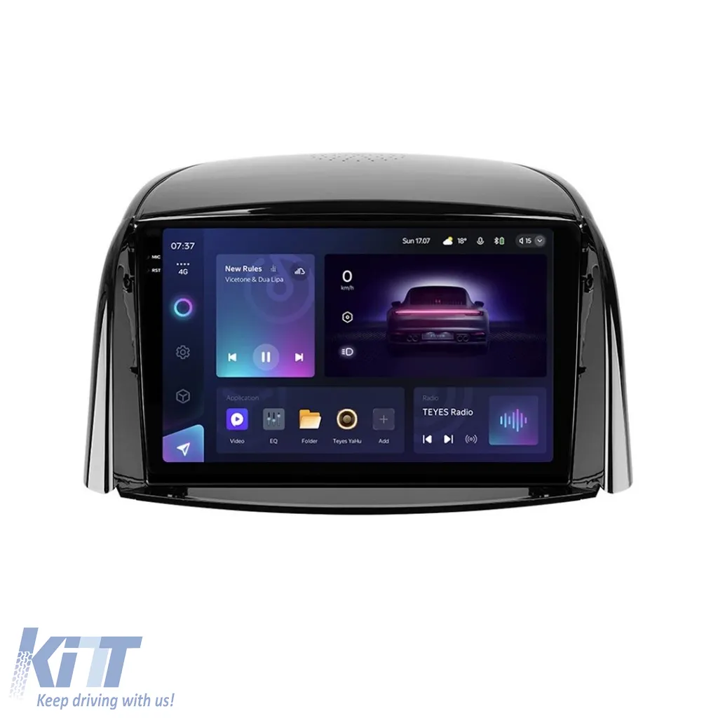 Teyes CC3 2K 360 Car Navigation suitable for Renault Koleos 2008 - 2016 6+128GB 9.5 QLED Octa-core 2Ghz, Android 4G Bluetooth 5.1 DSP