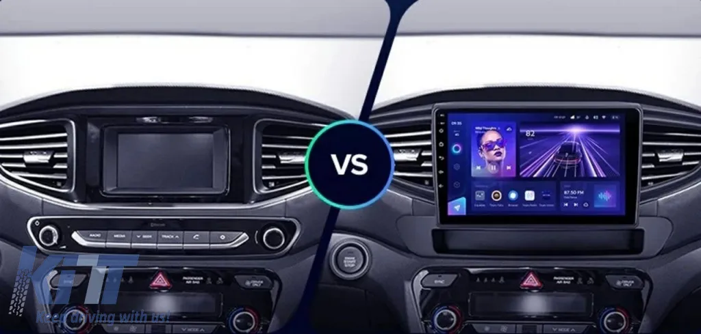 Teyes CC3 2K Car Navigation suitable for Hyundai Ioniq 2016-2023 6+128GB 9.5 QLED Octa-core 2GHz, Android 4G Bluetooth 5.1 DSP