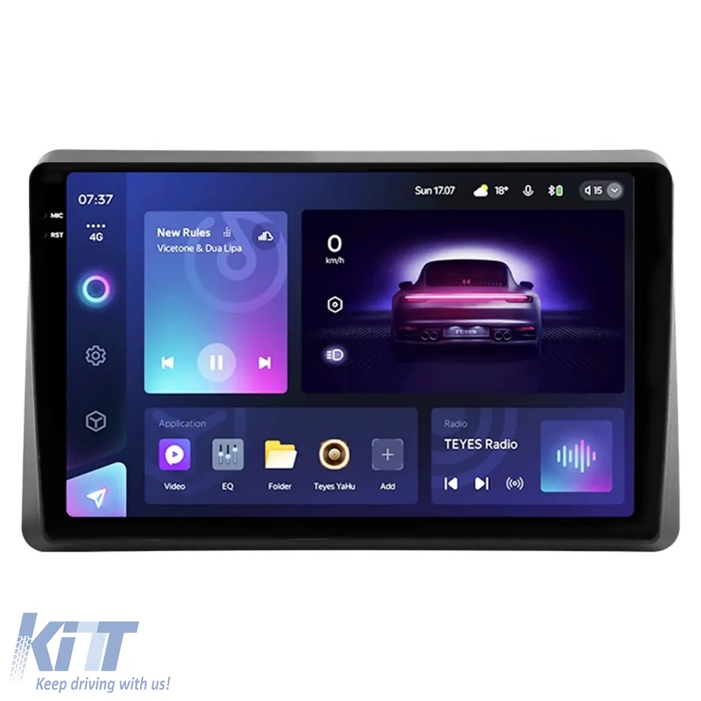 Teyes CC3 2K Car Navigation suitable for Renault Master 2019-2022 6+128GB 10.36 QLED Octa-core 2Ghz, Android 4G Bluetooth 5.1 DSP