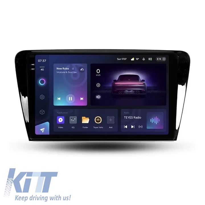 Teyes CC3 2K Car Navigation suitable for Skoda Octavia 3 2013-2018 4+64GB 10.36 QLED Octa-core 2GHz, Android 4G Bluetooth 5.1 DSP