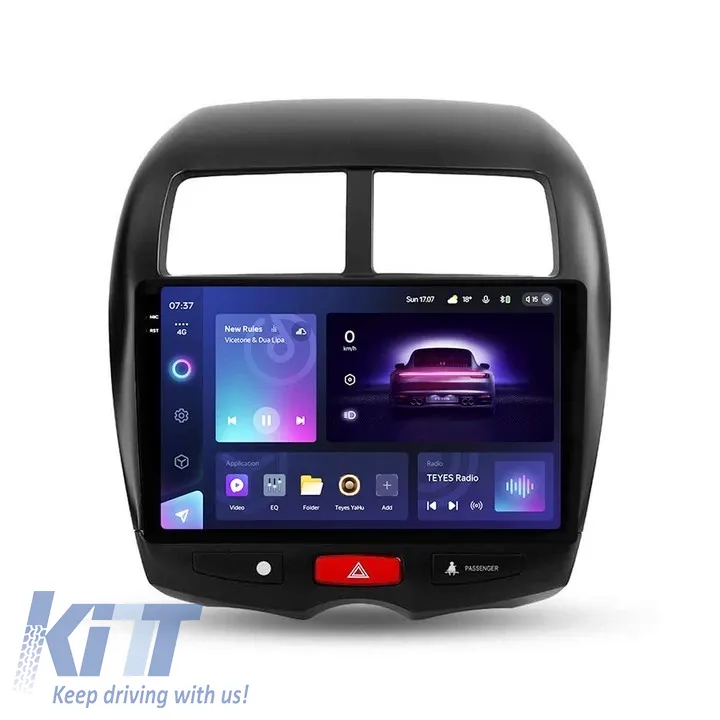 Teyes CC3 2K Car Navigation suitable for Mitsubishi ASX 1 2010-2016 6+128GB 10.36 QLED Octa-core 2Ghz, Android 4G Bluetooth 5.1 DSP