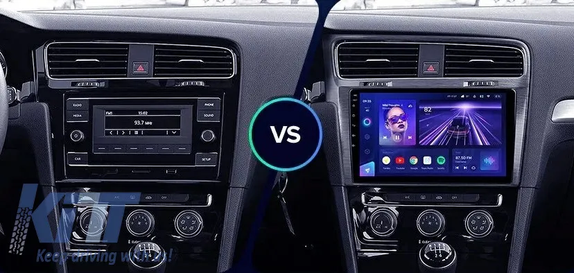 Teyes CC3 2K Car Navigation suitable for Volkswagen Golf 7 2012-2020 4+64GB 10.36 QLED Octa-core 2Ghz, Android 4G Bluetooth 5.1 DSP