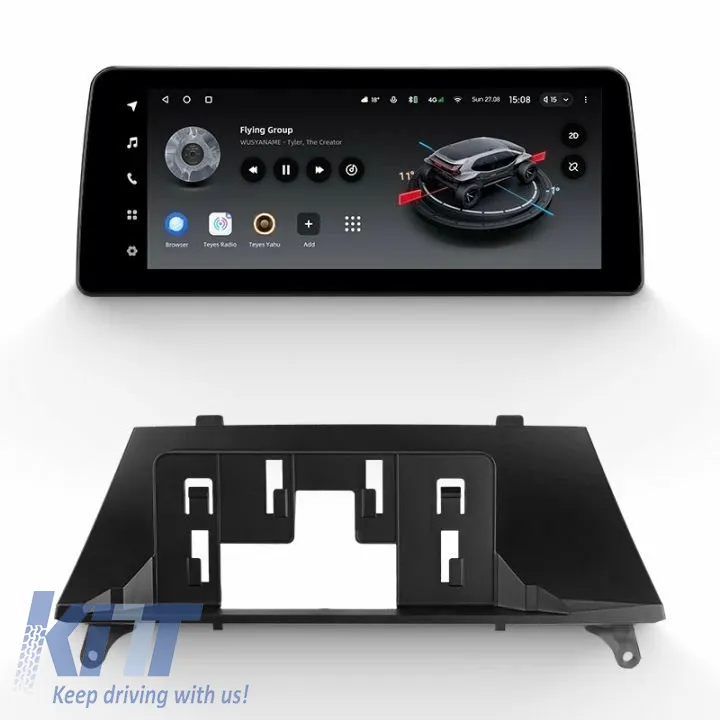 Teyes Lux One car navigation suitable for BMW X6 E71 2006-2010 CCC 6+128GB 12.3, IPS Octa-Core 2.0 GHz Android 4G DSP Bluetooth 5.1