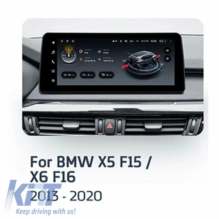 Teyes Lux One Car Navigation suitable for BMW X6 F16 2013-2020 NBT 6+128GB 12.3, IPS Octa-Core 2.0 GHz Android 4G DSP Bluetooth 5.1