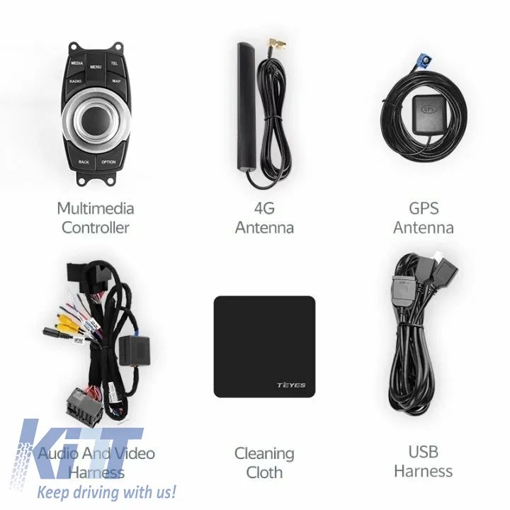 Teyes Lux One Car Navigation suitable for BMW Series 3 E90 2004-2014 6+128GB 12.3, IPS Octa-Core 2.0 GHz Android 4G DSP Bluetooth 5.1