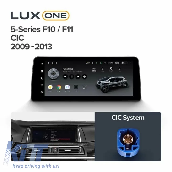 Teyes Lux One Car Navigation suitable for BMW Series 5 F11 2009-2013 CIC 6+128GB 12.3, IPS Octa-Core 2.0 GHz Android 4G DSP Bluetooth 5.1