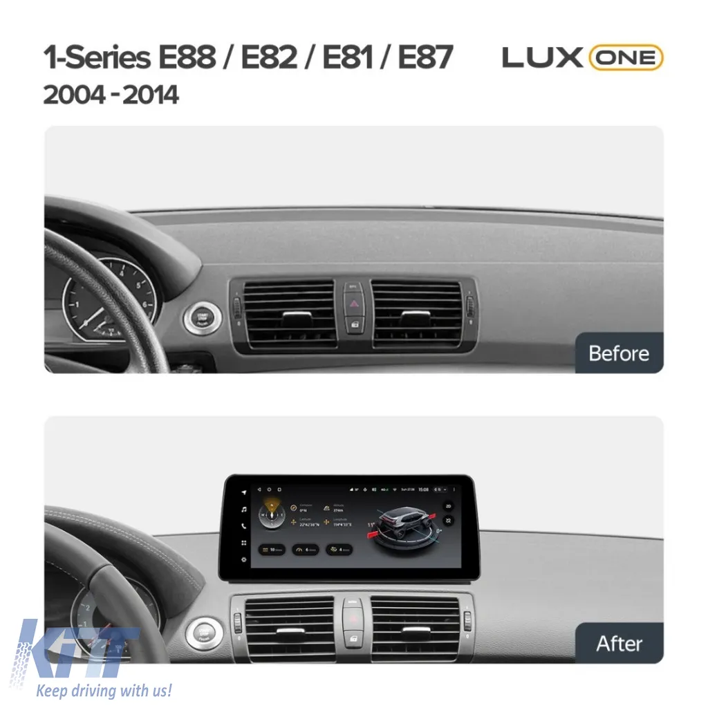 Teyes Lux One Car Navigation suitable for BMW Series 1 E87 2004-2013 CCC 6+128GB 12.3 IPS Octa-core 2Ghz, Android 4G Bluetooth 5.1 DSP