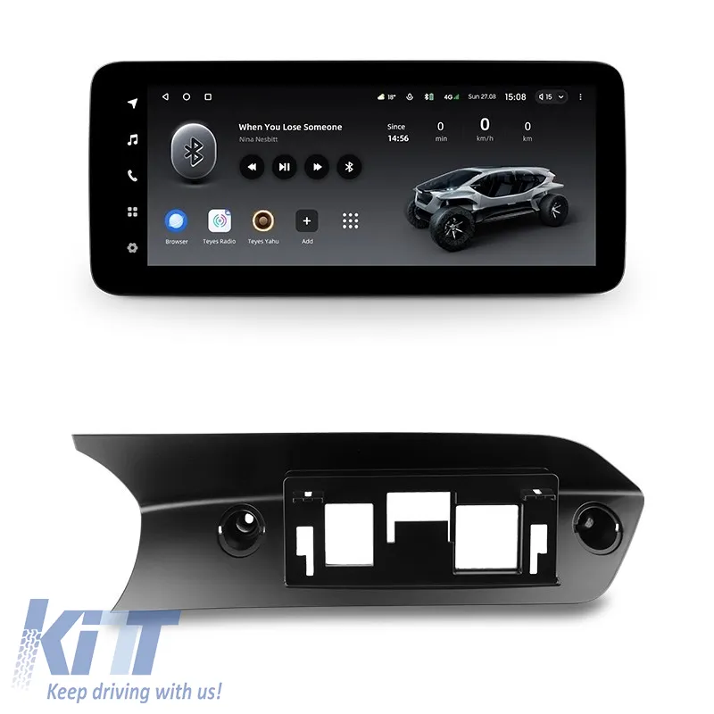 Teyes Lux One Car Navigation suitable for Mercedes-Benz C Class W204 2011-2015 NTG 4.5 6+128GB 12.3, IPS Octa-Core 2.0 GHz Android 4G DSP Bluetooth 5.1