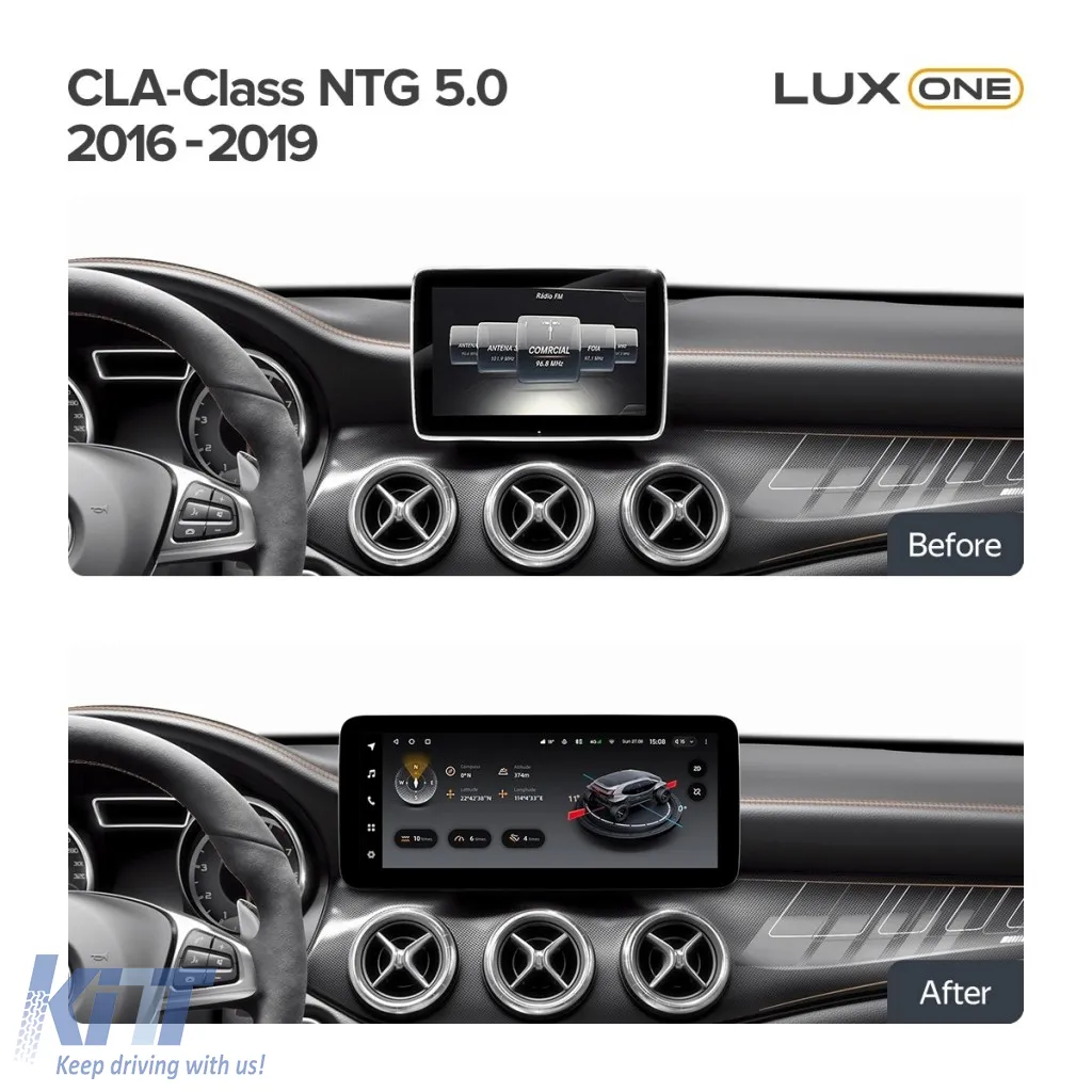 Teyes Lux One car navigation suitable for Mercedes-Benz CLA C117 2016-2019 NTG 5.0 6+128GB 12.3, IPS Octa-Core 2.0 GHz Android 4G DSP Bluetooth 5.1