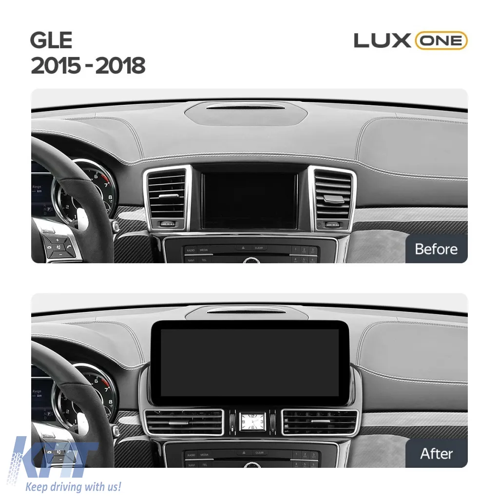 Teyes Lux One Car Navigation suitable for Mercedes-Benz GLE W166 2011-2019 NTG 5.0 6+128GB 12.3 IPS Octa-core 2Ghz, Android 4G Bluetooth 5.1 DSP