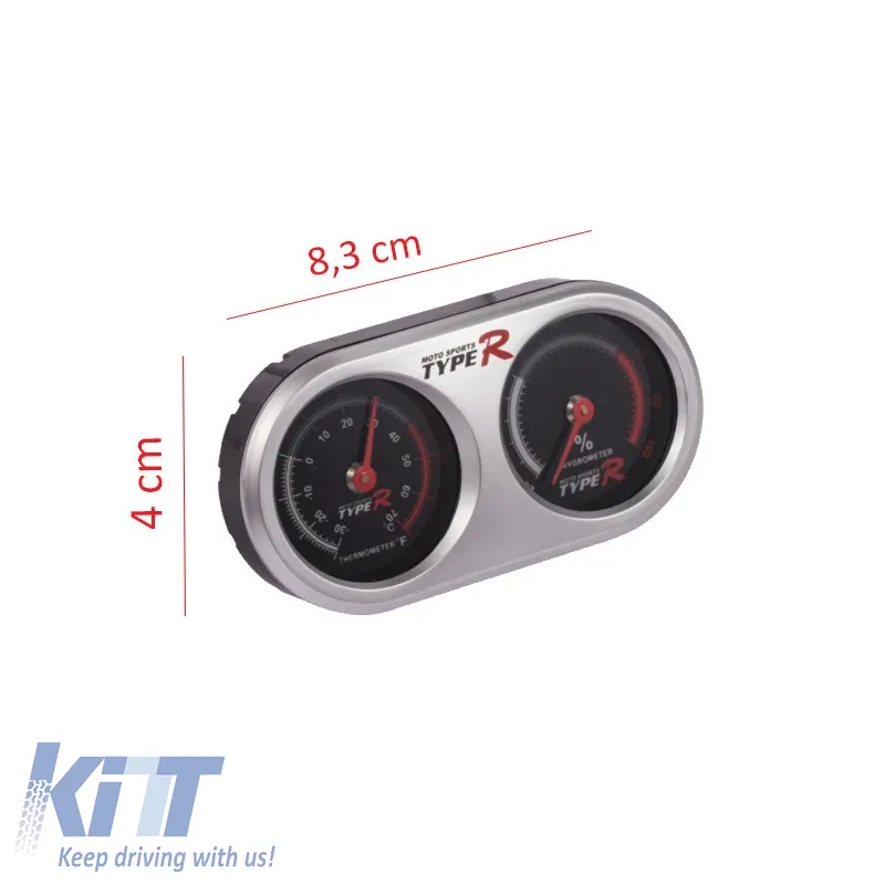 Thermometer / Hygrometer 8.3cm x 4cm 2 in 1 TR-2120