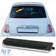image-51-Third LED brake light clear glass black for Fiat 500 2007-2024