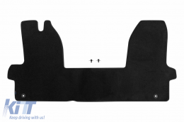 Three-layer carpet mat Petex Style material suitable for Iveco Daily after 2014, 1 piece, black - ABFMI6022475