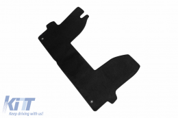 Three-layer carpet mat Petex Style material suitable for Iveco Daily after 2014, 1 piece, black-image-6242680