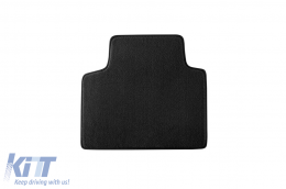Three-layer textile floor mats made of Petex Style material suitable for Nissan X-Trail after 2014, 5 seats, set of 4 pieces, black-image-6242049