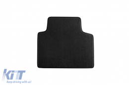 Three-layer textile floor mats made of Petex Style material suitable for Nissan X-Trail after 2014, 5 seats, set of 4 pieces, black-image-6242050
