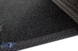 Three-layer textile floor mats made of Petex Style material suitable for HONDA CR-V 2006-2012, from 3 parts, black-image-6242082