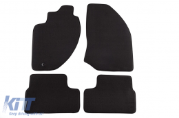 Three-layer textile floor mats suitable for Alfa Romeo 166 1998-2007, set of 4 pieces, black - ABFMAR6022166