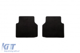 Three-layer textile floor mats suitable for Audi Q4 e-Tron after 2021, set of 4 pieces, black-image-6241982