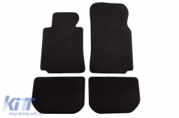Three-layer textile floor mats suitable for BMW Series 7 E38 1994-2001, set of 4 pieces, black - ABFMB6022175