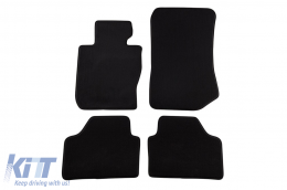 Three-layer textile floor mats suitable for BMW X1 E84 2009-2015 X-Drive, set of 4 pieces, black - ABFMB6022268