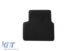 Three-layer textile floor mats suitable for Honda Civic X after 2017, 5 doors, set of 4 pieces, black-image-6242339