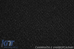 Three-layer textile floor mats suitable for Kia Carens 2013-2018, with 5 or 7 seats, set of 4 pieces, black-image-6242671