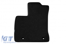 Three-layer textile floor mats suitable for Lexus CT after 2011, set of 4 pieces, black-image-6242181