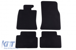 Three-layer textile floor mats suitable for Mini Clubman 2007-2015, set of 4 pieces, black - ABFMM6022264