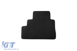 Three-layer textile floor mats suitable for Opel Antara 2006-2017, set of 4 pieces, black-image-6242395