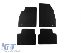 Three-layer textile floor mats suitable for Opel Insignia sedan, wagon 2008-2013, set of 4 pieces, black - ABFMO6022411