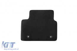 Three-layer textile floor mats suitable for Opel Insignia sedan, station wagon 2013-2017, set of 4 pieces, black-image-6242599