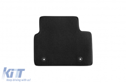 Three-layer textile floor mats suitable for Opel Insignia sedan, station wagon 2013-2017, set of 4 pieces, black-image-6242600