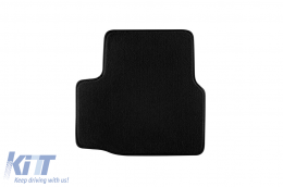 Three-layer textile floor mats suitable for Opel Astra K 2015-2021, set of 4 pieces, black-image-6242702